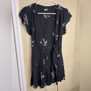 Reformation Samba Wrap Mini Dress